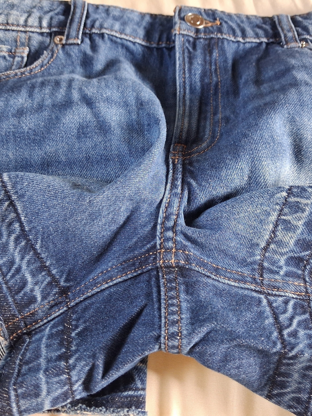 Distressed Denim Shorts Blue Girl's Size 12 NWOT - Picture 7 of 7